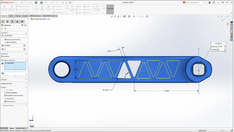 solidworks旋转区域